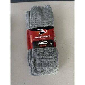 Multi-Sport Socks YOUTH Knee Length Pro Feet Style 274 Silver Color Size M